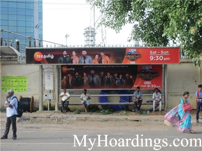How to Book Hoardings in Chennai, Best Advertise company on Balaji Nagar Bus Stop in Chennai